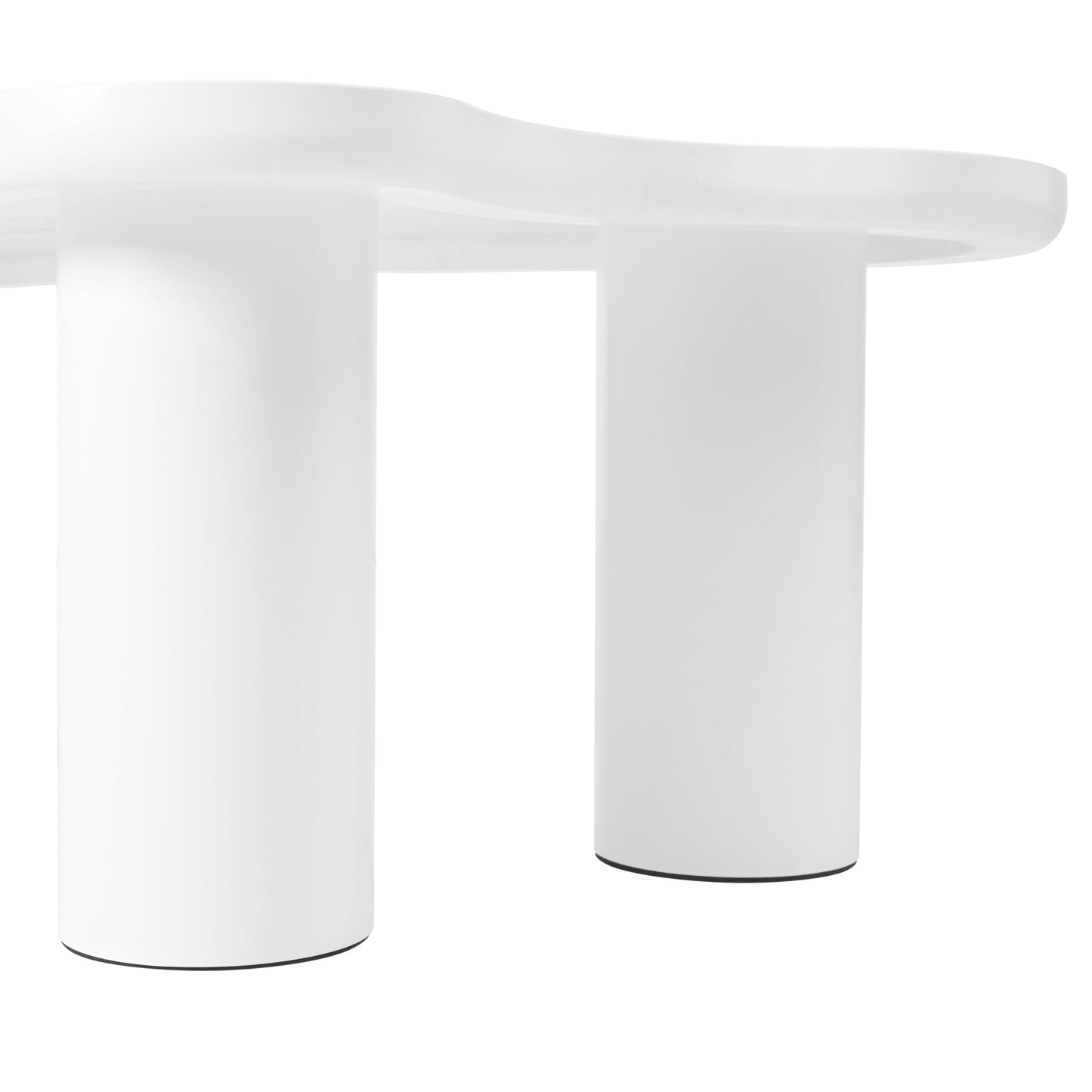 Walker Edison | Sleek Cloud-shape Design Coffee Table